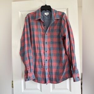 Sonoma Men's Plaid Button-Up Shirt